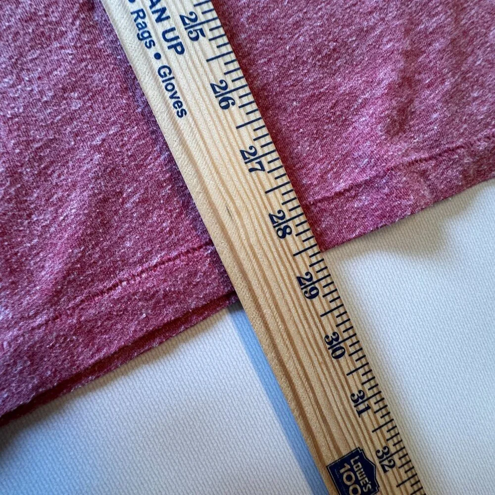 Lucky Brand x Fender T-Shirt Adult Large Heather Red Casual Grunge - Picture 7 of 8